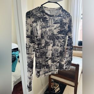 C/MEO Collective Long Sleeve Patterned Shirt